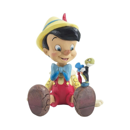 Disney Traditions: Pinocchio & Jiminy Sitting "Wishful and Wise"
