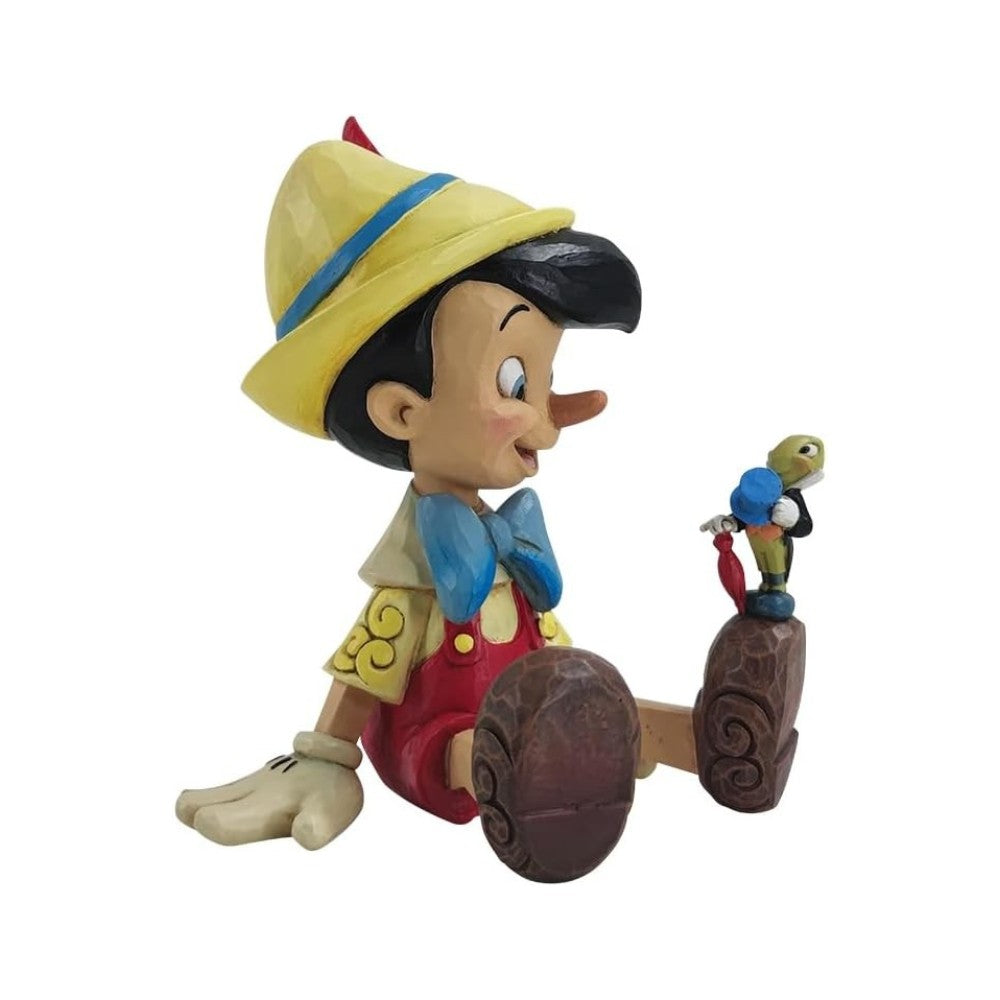 Disney Traditions: Pinocchio & Jiminy Sitting "Wishful and Wise"