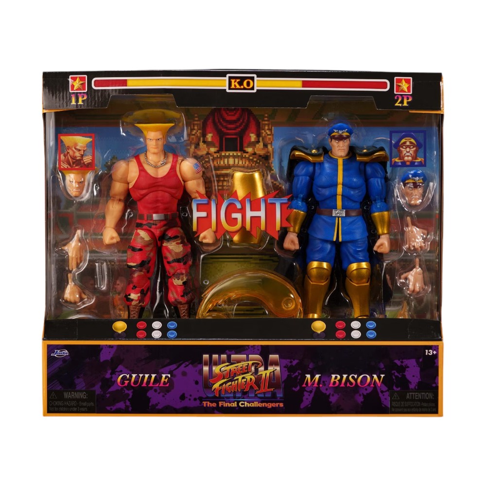 Street Fighter II Guile vs. M. Bison Exclusive