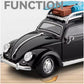 Volkswagen Escarabajo Negro Luces y Sonido 1/24