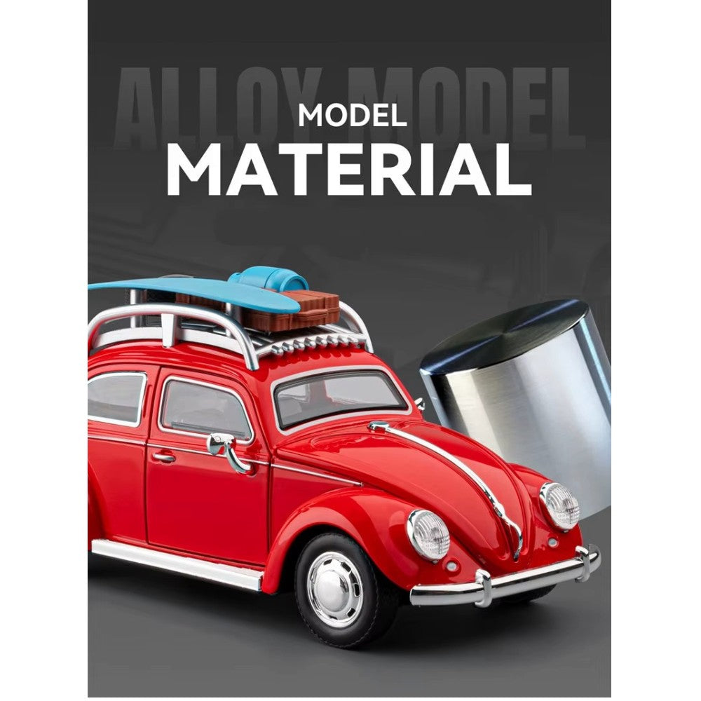 Volkswagen Escarabajo Rojo (Luces y Sonido) 1/24