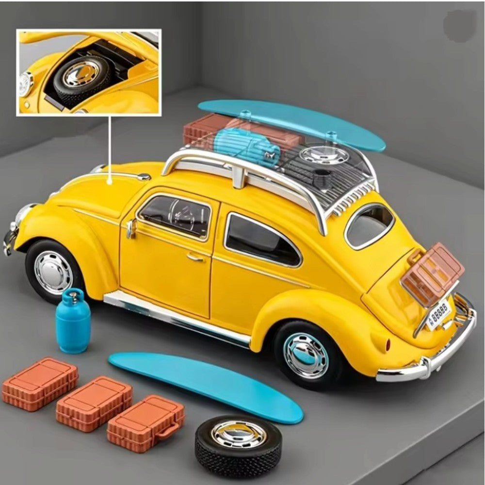 Volkswagen Escarabajo Amarillo (Luces y Sonido) 1/24