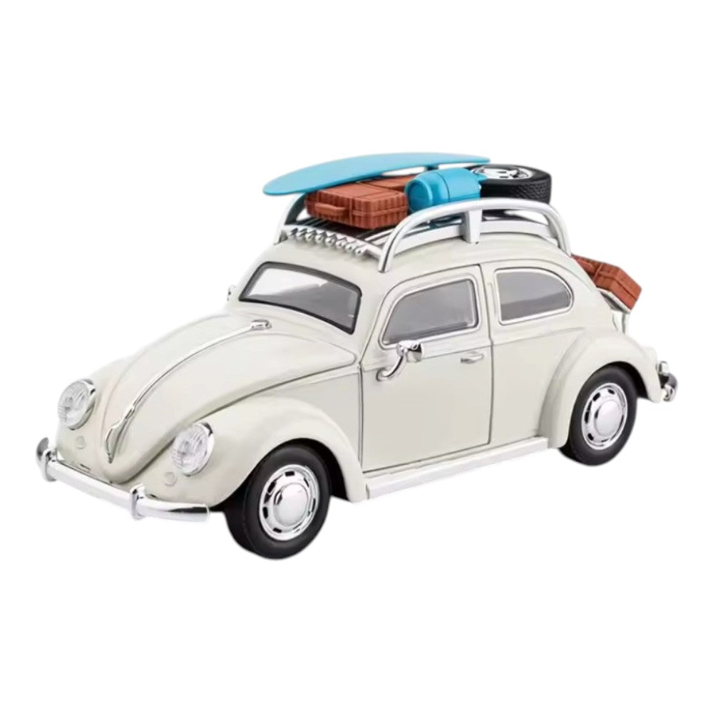 Volkswagen Escarabajo Blanco (Luces y Sonido) 1/24