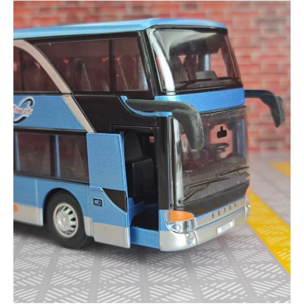 Bus 2 Pisos Celeste 1/30