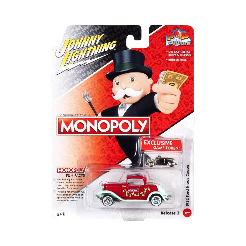 Monopoly - 1932 Ford Hi-Boy Coupe & Game Token 1/64