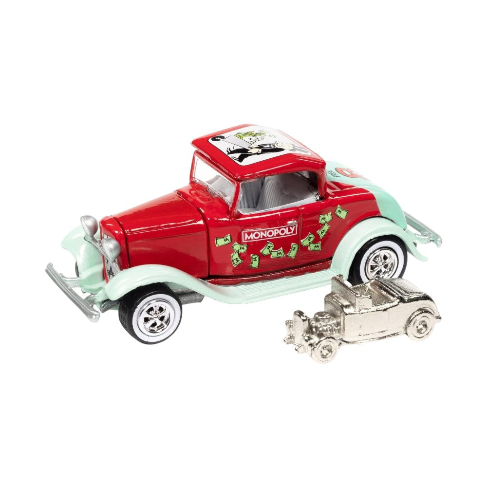 Monopoly - 1932 Ford Hi-Boy Coupe & Game Token 1/64