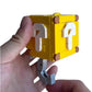 Super Mario Bros Coin Cube Bloques de Construcción- Portallaves