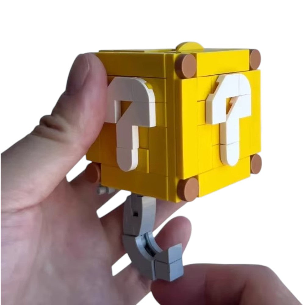 Super Mario Bros Coin Cube Bloques de Construcción- Portallaves