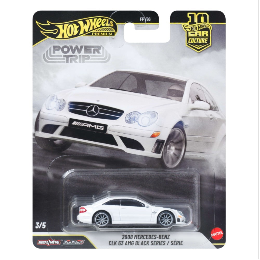 Hot Wheels Premium Boulevard - 2008 Mercedes-Benz CLK 63 AMG Black Series 1/64