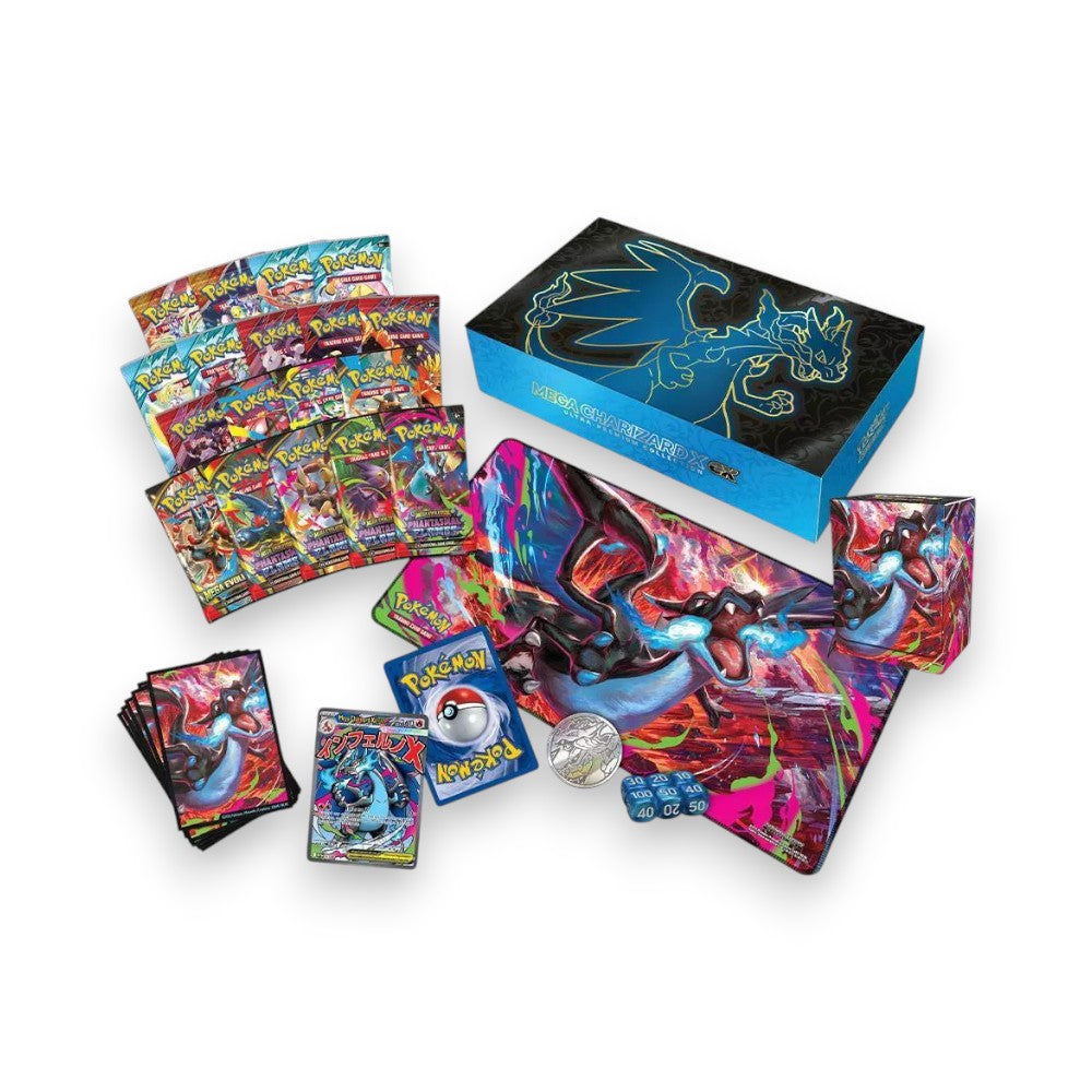 Pokemon TCG Ultra Premium Collection Ex Mega Charizard X Español