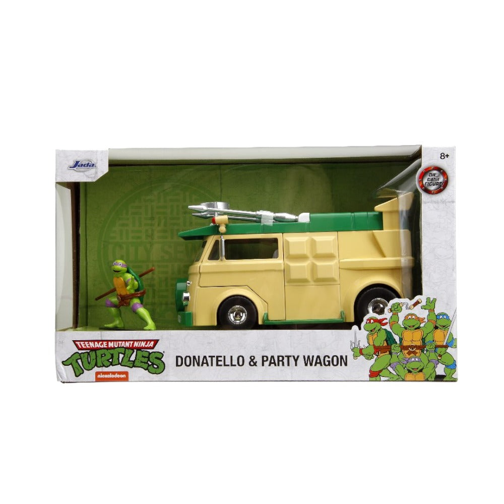 Hollywood Rides: TMNT Party Wagon & Donatello 1/24