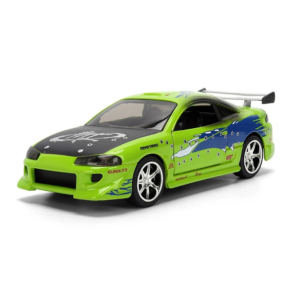 Fast & Furious Brian's 1995 Mitsubishi Eclipse (Damaged Version) 1/32