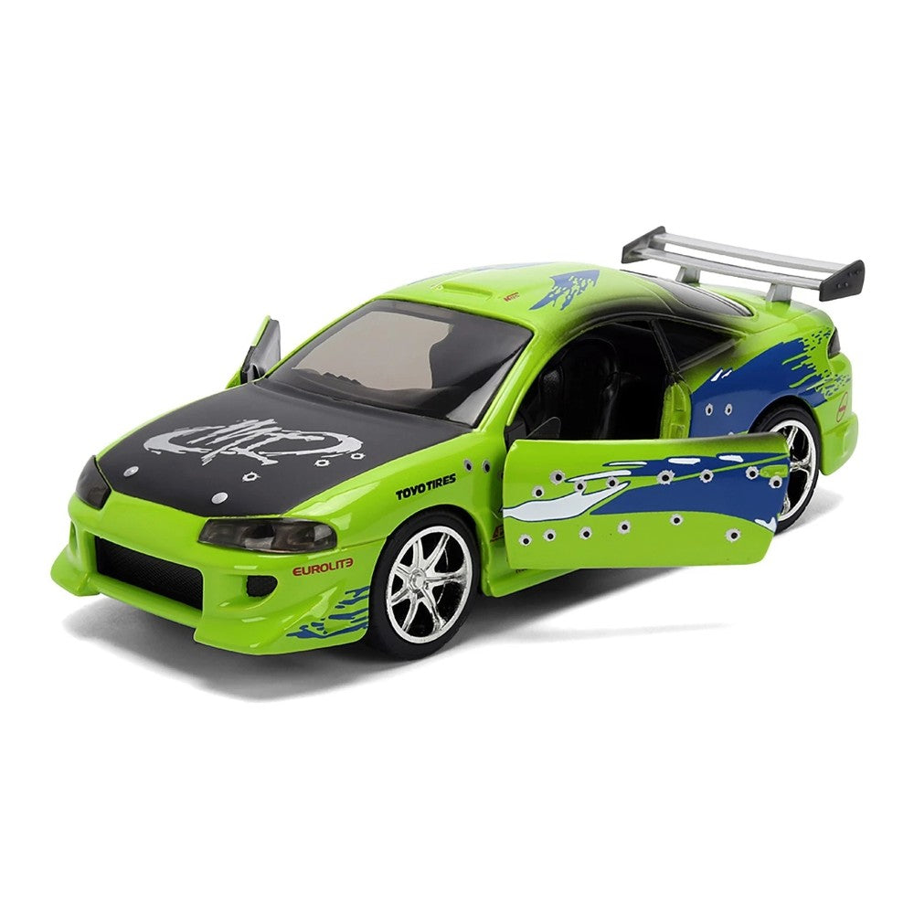 Fast & Furious Brian's 1995 Mitsubishi Eclipse Damaged Version 1/32