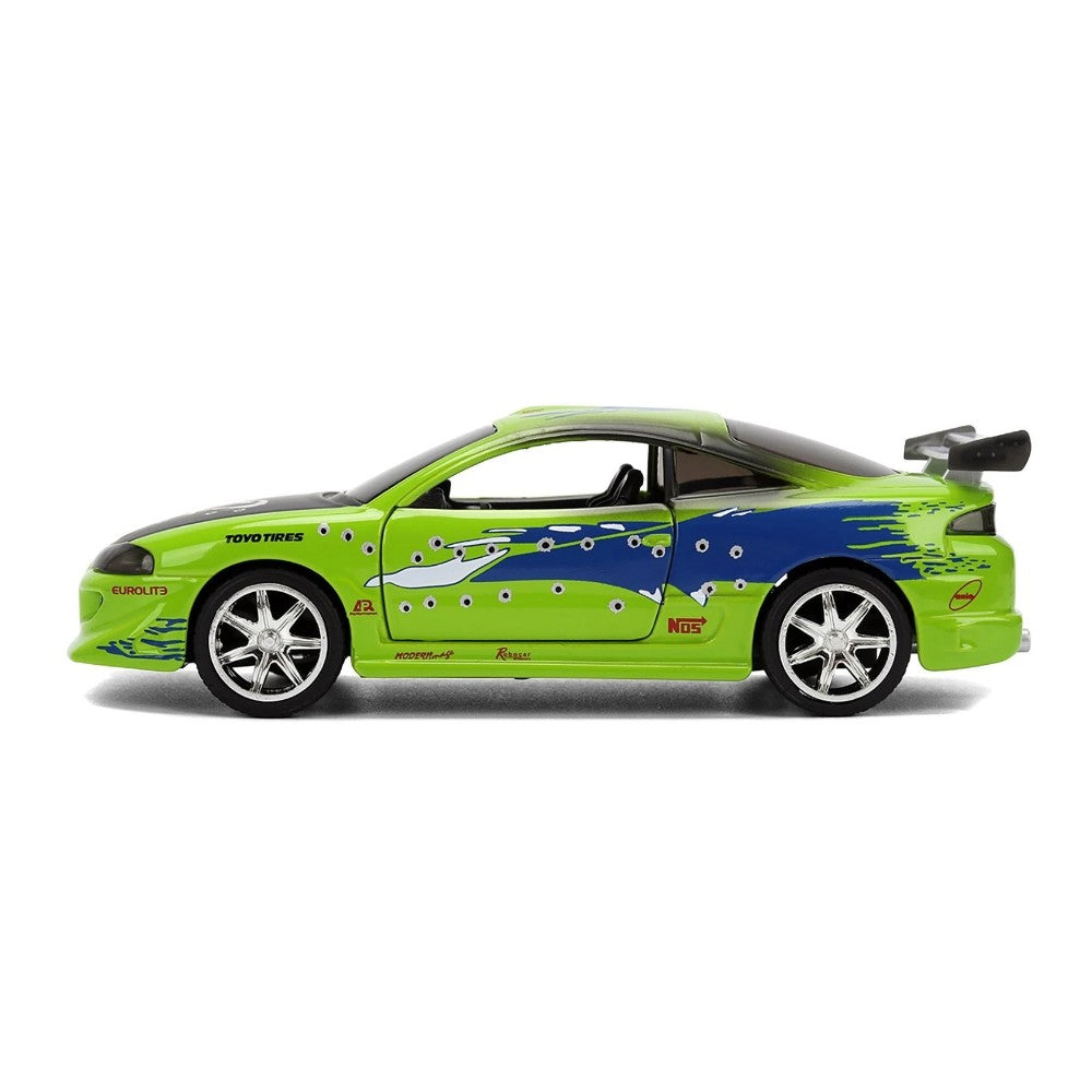 Fast & Furious Brian's 1995 Mitsubishi Eclipse Damaged Version 1/32
