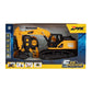 Excavadora Control Remoto Negro Sonido, Luces y Vapor 1/18
