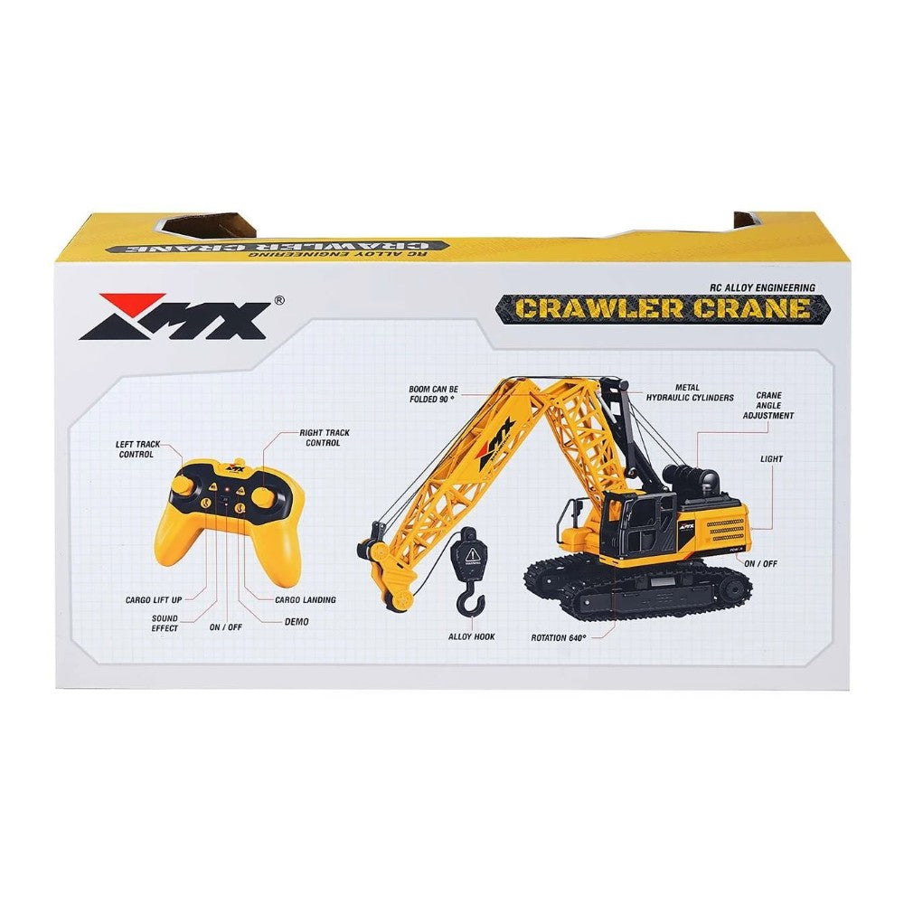 Crawler Crane Control Remoto Sonido, Luces y Vapor 1/18