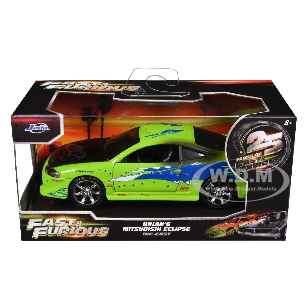 Fast & Furious Brian's 1995 Mitsubishi Eclipse (Damaged Version) 1/32