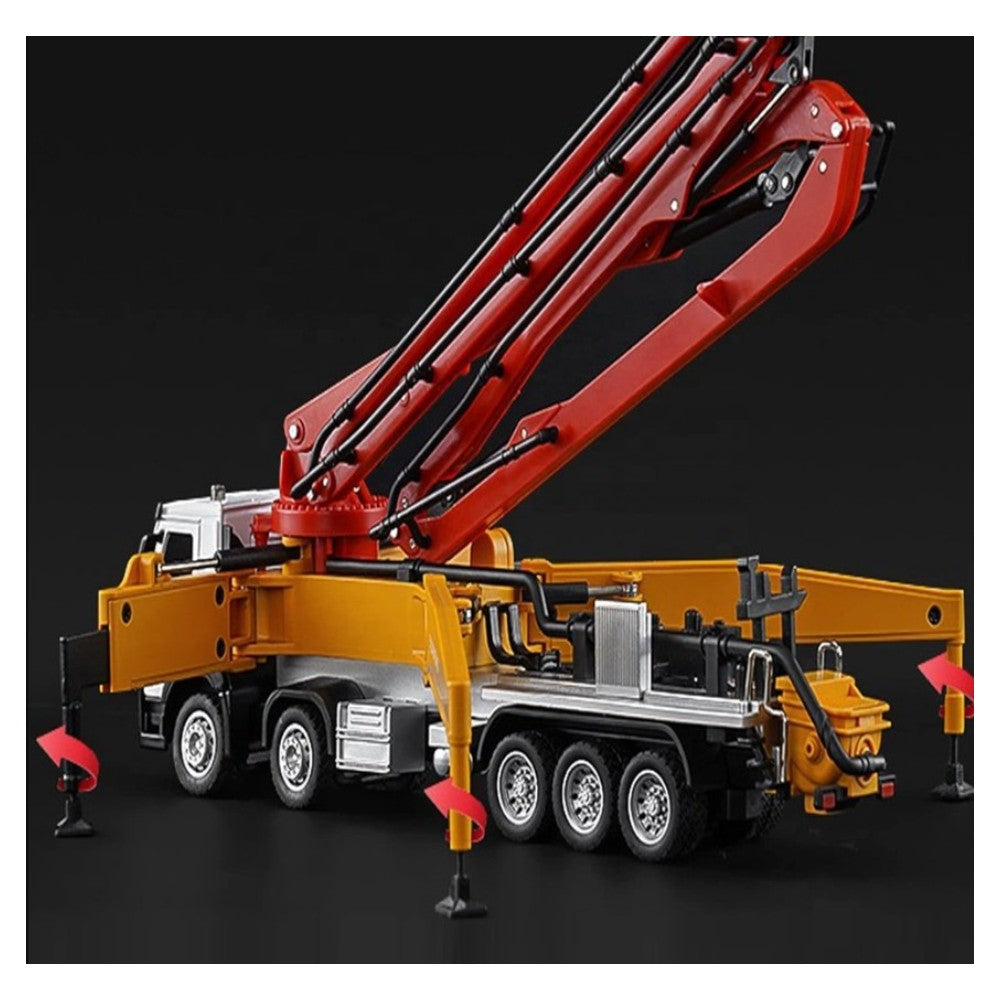 Huina 1709 Professional Concrete Delivery Truck 1/50