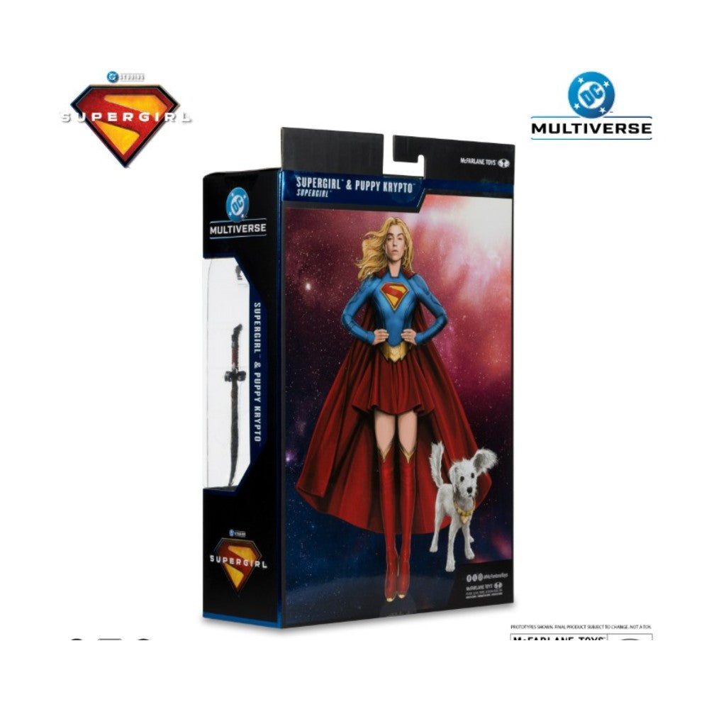 DC Multiverse: Supergirl & Baby Krypto (Supergirl Movie) - Deluxe Theatrical Edition