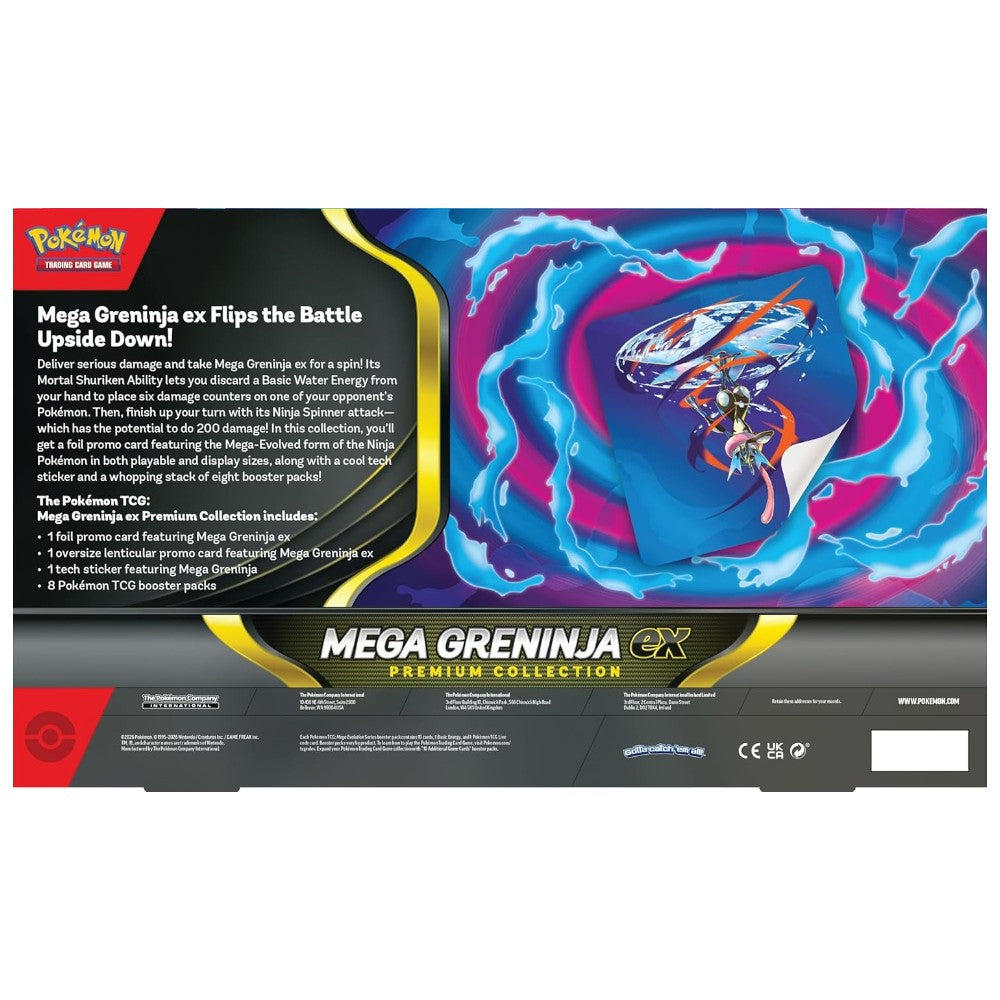 Pokémon TCG: Mega Greninja Ex Premium Collection (Ingles)