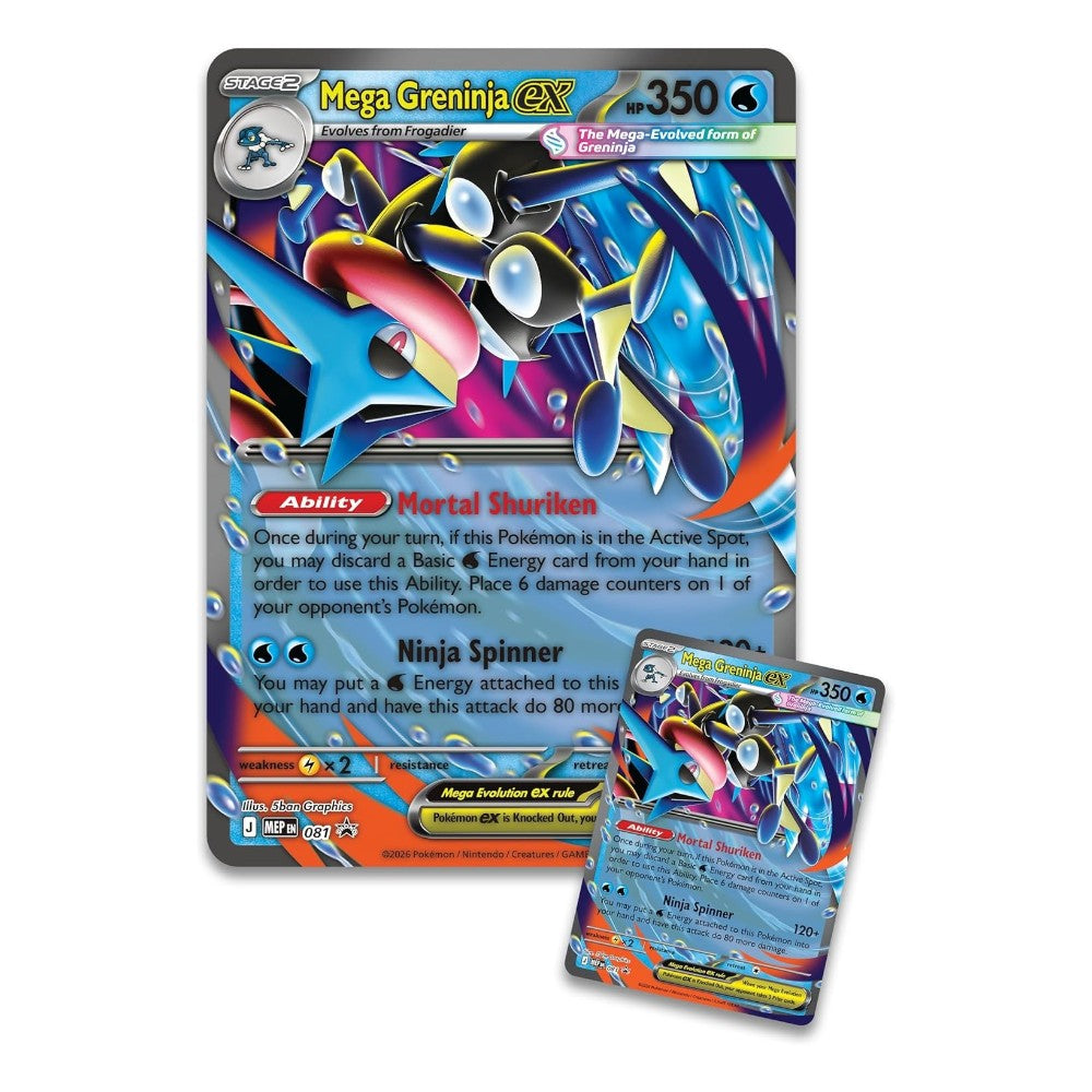 Pokémon TCG: Mega Greninja Ex Premium Collection (Ingles)