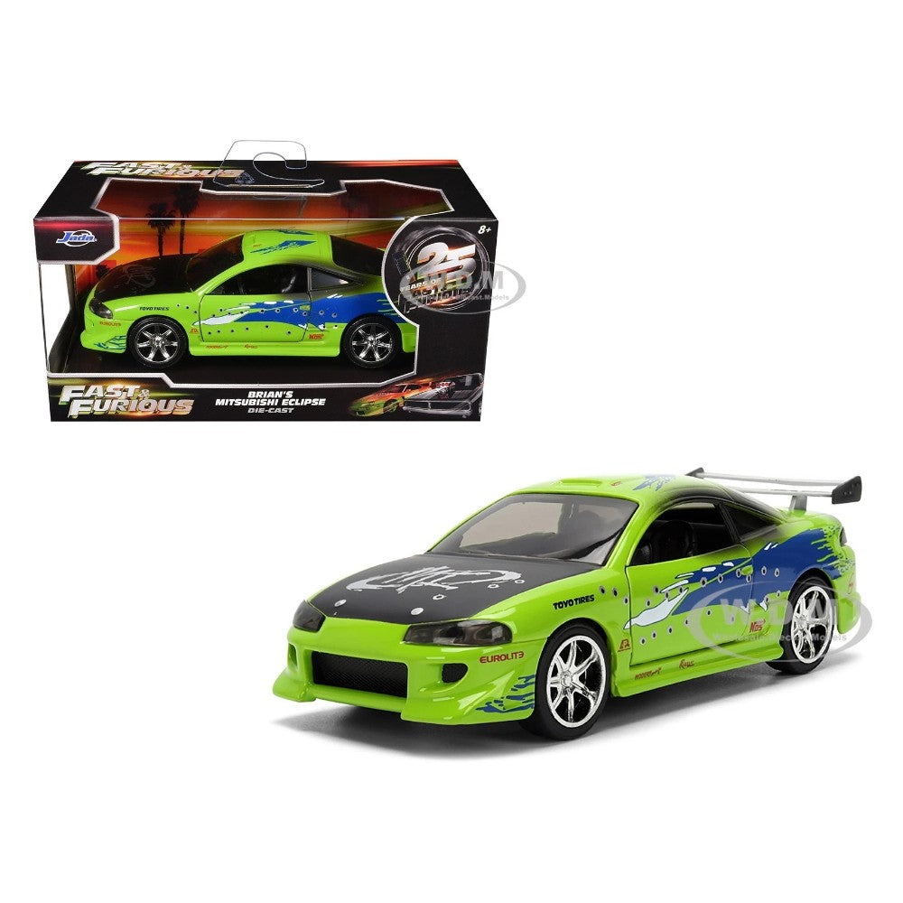Fast & Furious Brian's 1995 Mitsubishi Eclipse (Damaged Version) 1/32