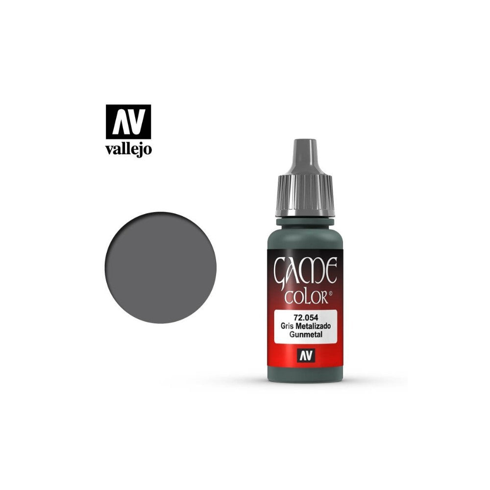 Game Color Metallic Dark Gunmetal - Gris Metalizado Oscuro 72.054