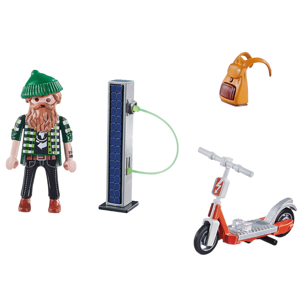 Playmobil SpecialPLUS - Hipster con E-Scooter