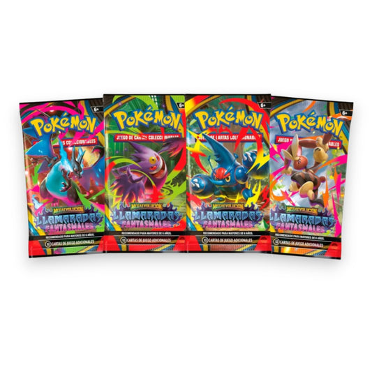 Pokémon TCG Mega Evolucion Llamaradas Fantasmales Booster Español