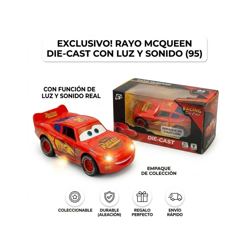 Cars Rayo Mcqueen (Luces y Sonido) 1/30