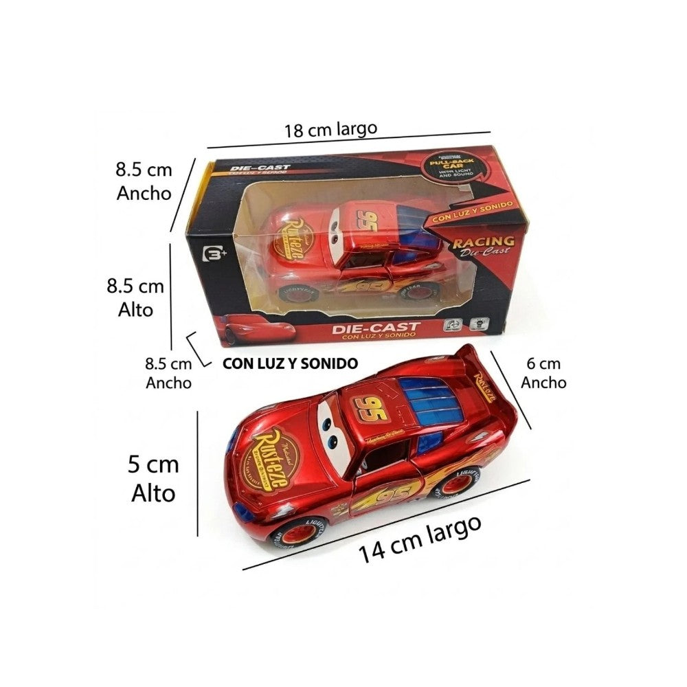 Cars Rayo Mcqueen (Luces y Sonido) 1/30