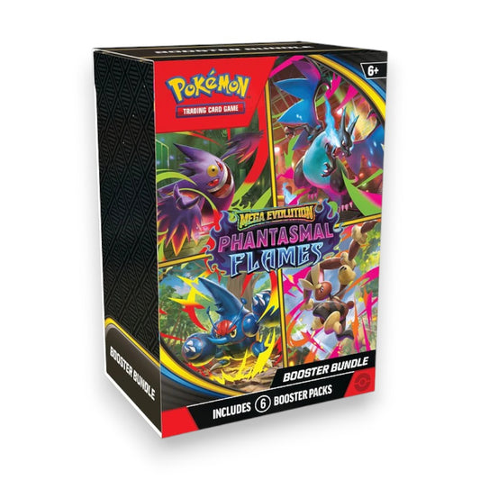 Pokemon TCG Mega Evolución Llamaradas Fantasmales Booster Bundle Español
