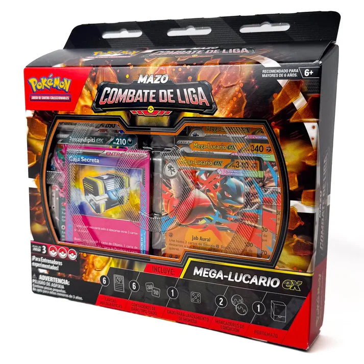 Pokémon TCG Mazo Combate de Liga Mega-Lucario Ex (Español)