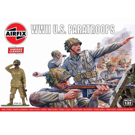 WWII U.S. Paratroops Paracaidístas 1/32