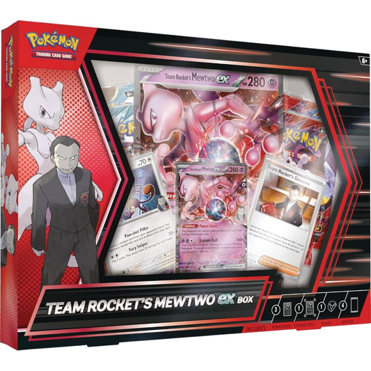 Pokemon TCG: Team Rocket’s Mewtwo ex Box English