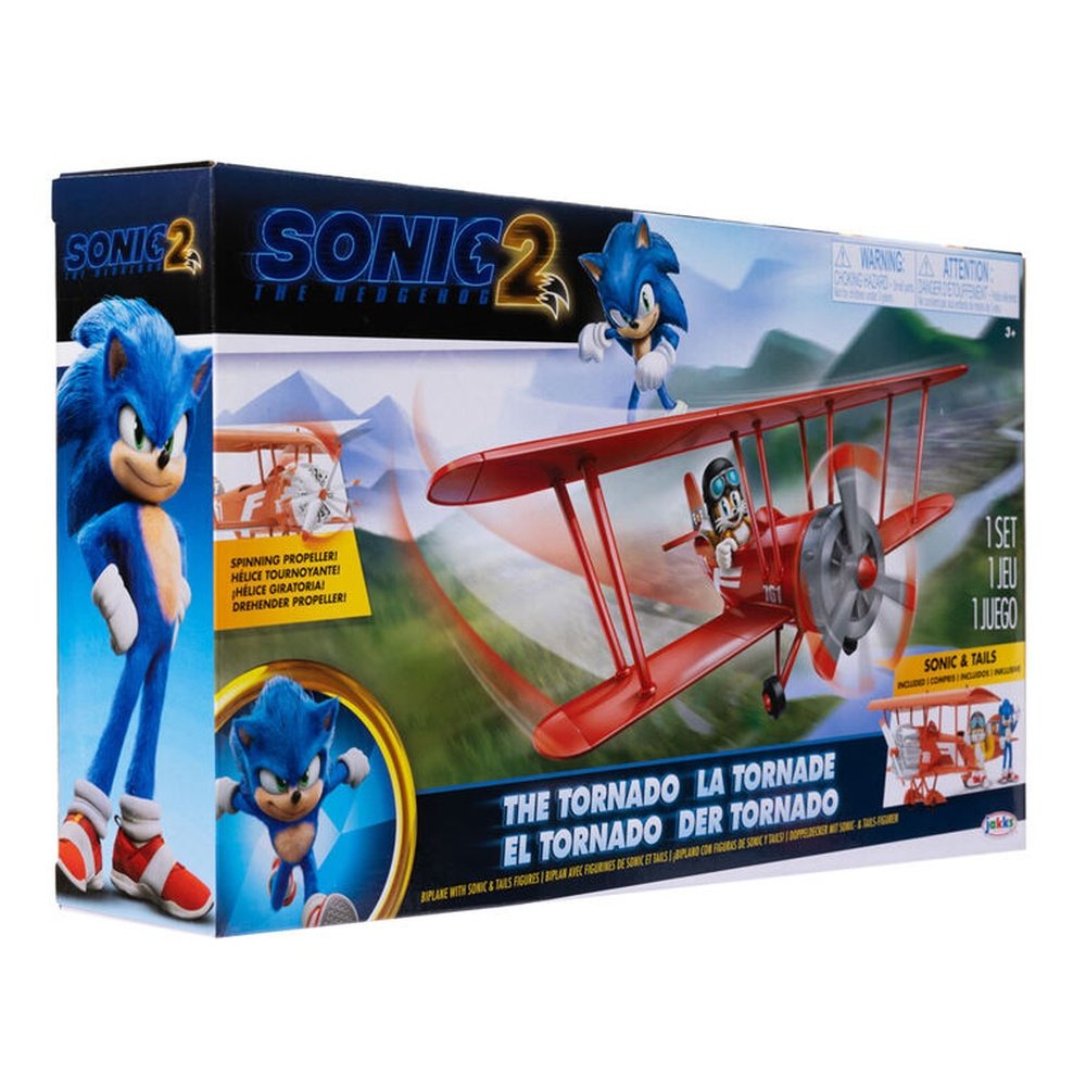 Sonic the Hedgehog 2 The Tornado Biplane c/Sonic & Tails