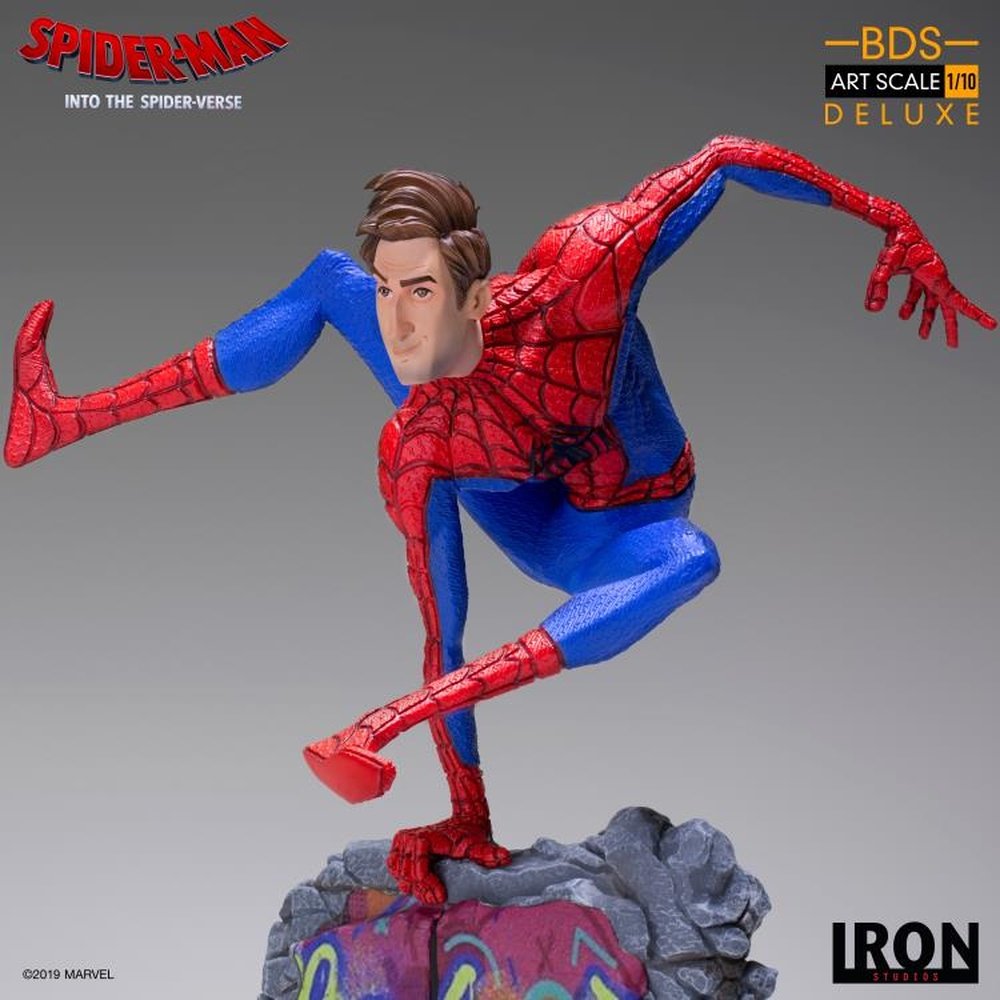 Spider-Man: Into the Spider-Verse Battle Diorama Series Peter B. Parker Art Scale Limited Edition 1/10