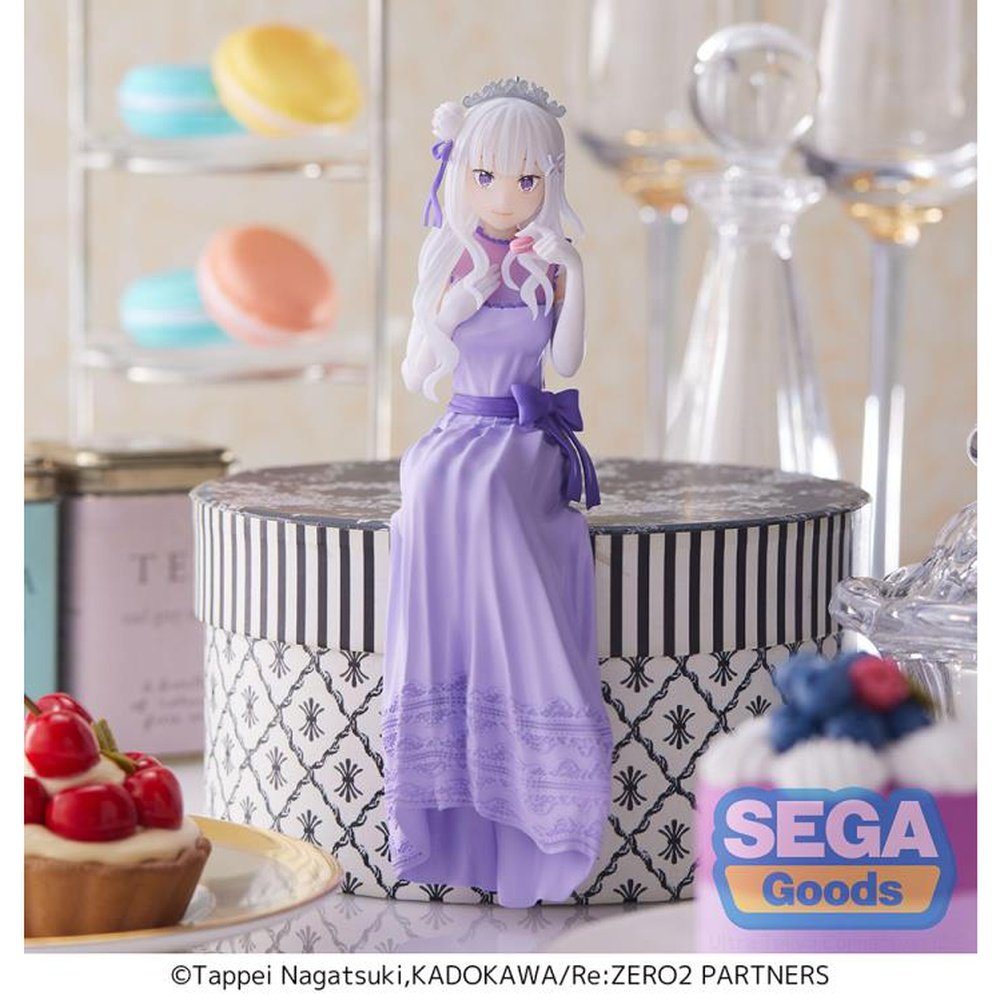 Re:Zero Starting Life in Another World Emilia Dressed Up Party Ver. Premium Perching