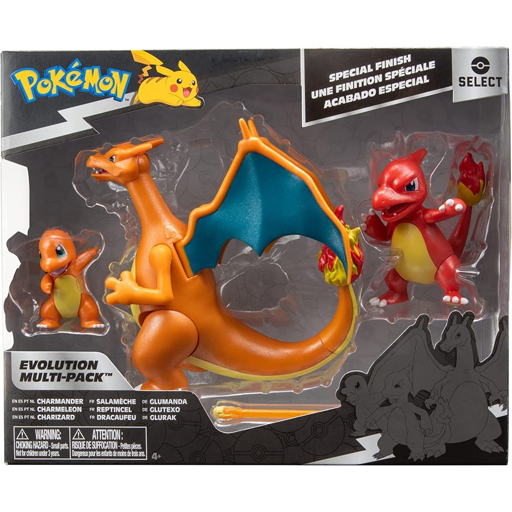 Pokémon Select Evolution Charmander 3-Pack