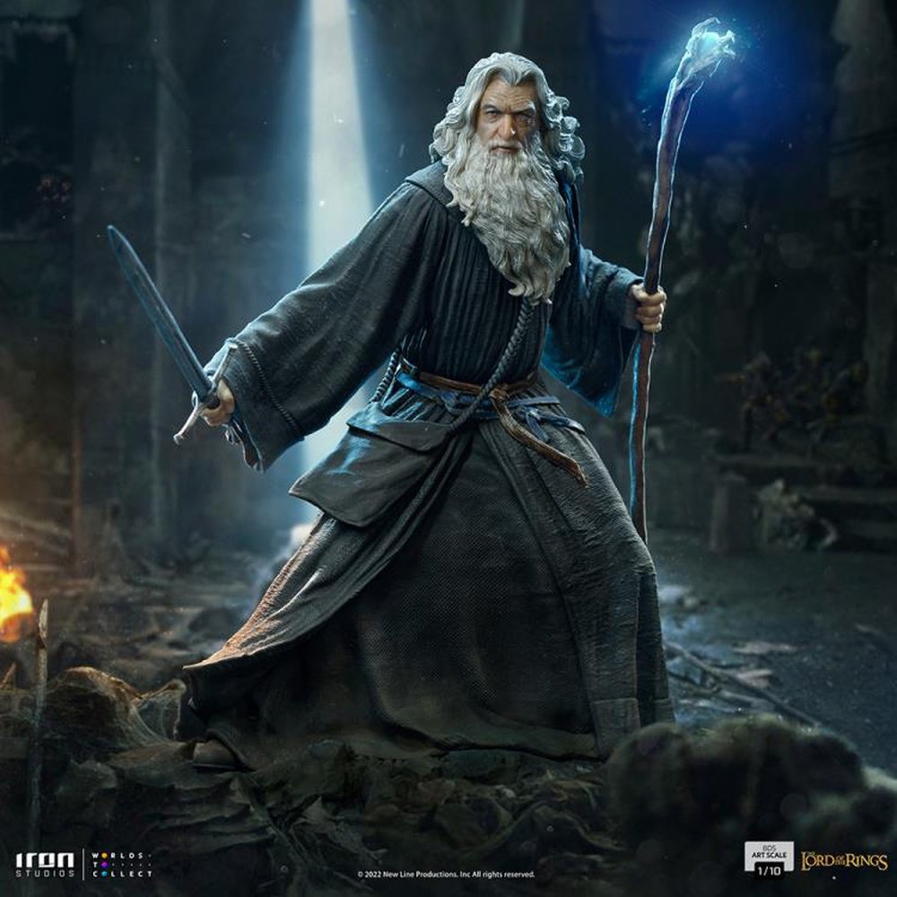 The Lord of the Rings: The Fellowship of the Ring Battle Diorama Series Gandalf Art Scale Limited Edition 1/10