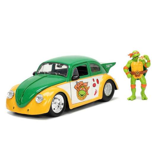 TMNT - Michelangelo & 1959 Volkswagen Drag Beetle 1/24