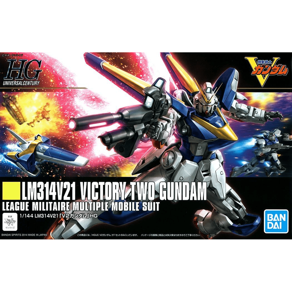 HGUC #169 Gundam LM314V21 Victory Two Gundam Model Kit 1/144
