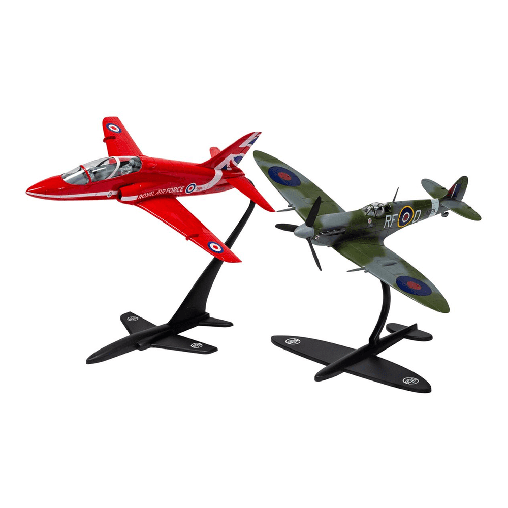 Best of British Supermarine Spitfire & RAF Red ArrowsHawk Model Kit 1/72
