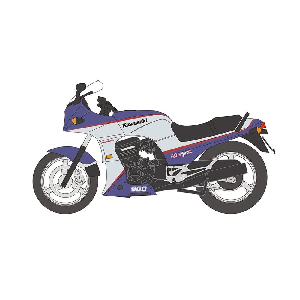Vintage Bike Kit Vol. 9 - Kawasaki GPZ 900R 1/24
