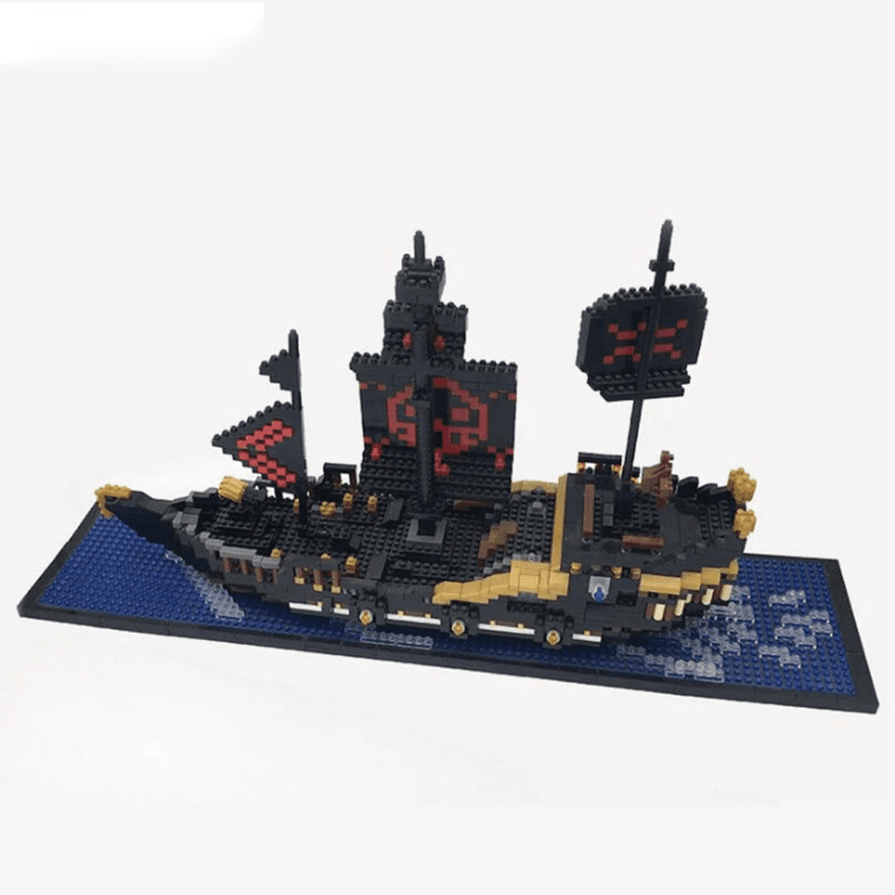 Magic Blocks Black Pirate Pearl Ship 1797 Piezas
