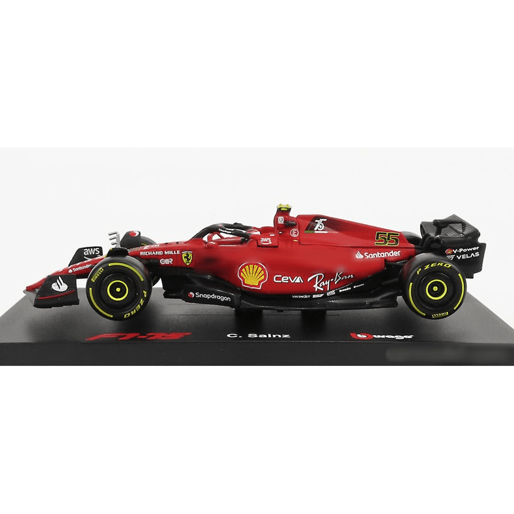 F1 Ferrari F1-75 #55 2022 - Carlos Sainz Jr. c/Piloto 1/43