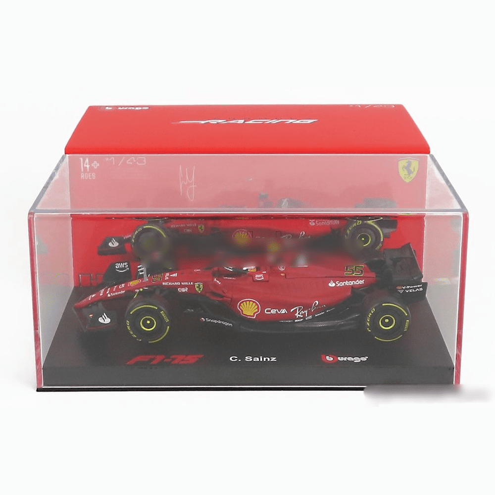 F1 Ferrari F1-75 #55 2022 - Carlos Sainz Jr. c/Piloto 1/43