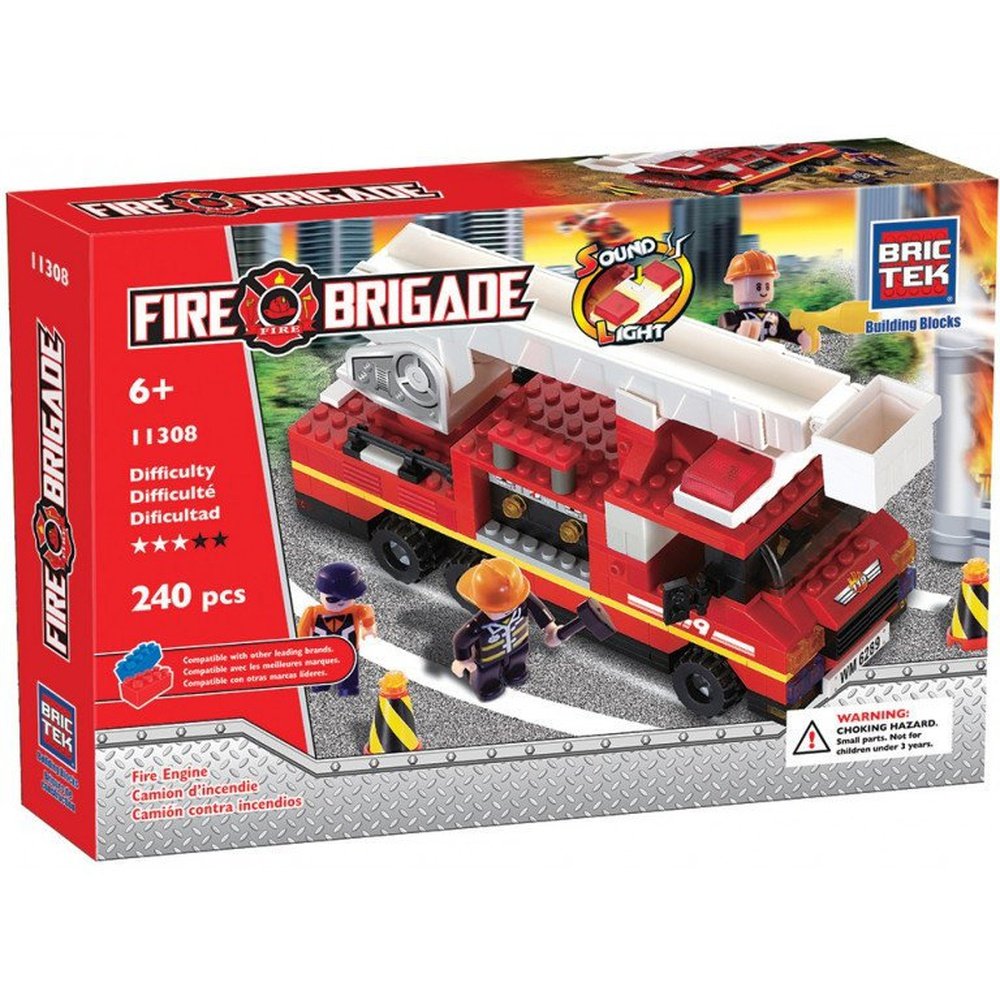 Bloques de Construcción- Camión Bomberos 240 Piezas