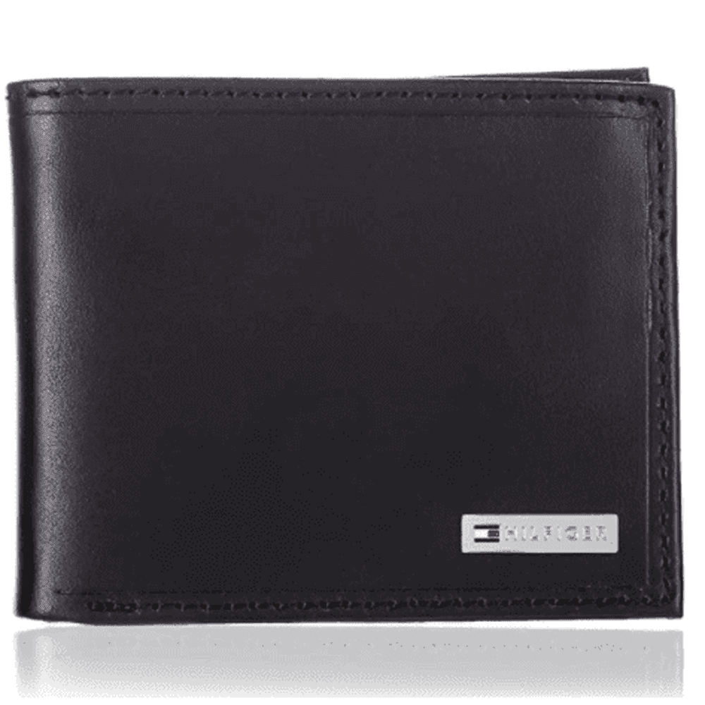 Tommy Hilfiger - Billetera para Hombre Bifold Negro