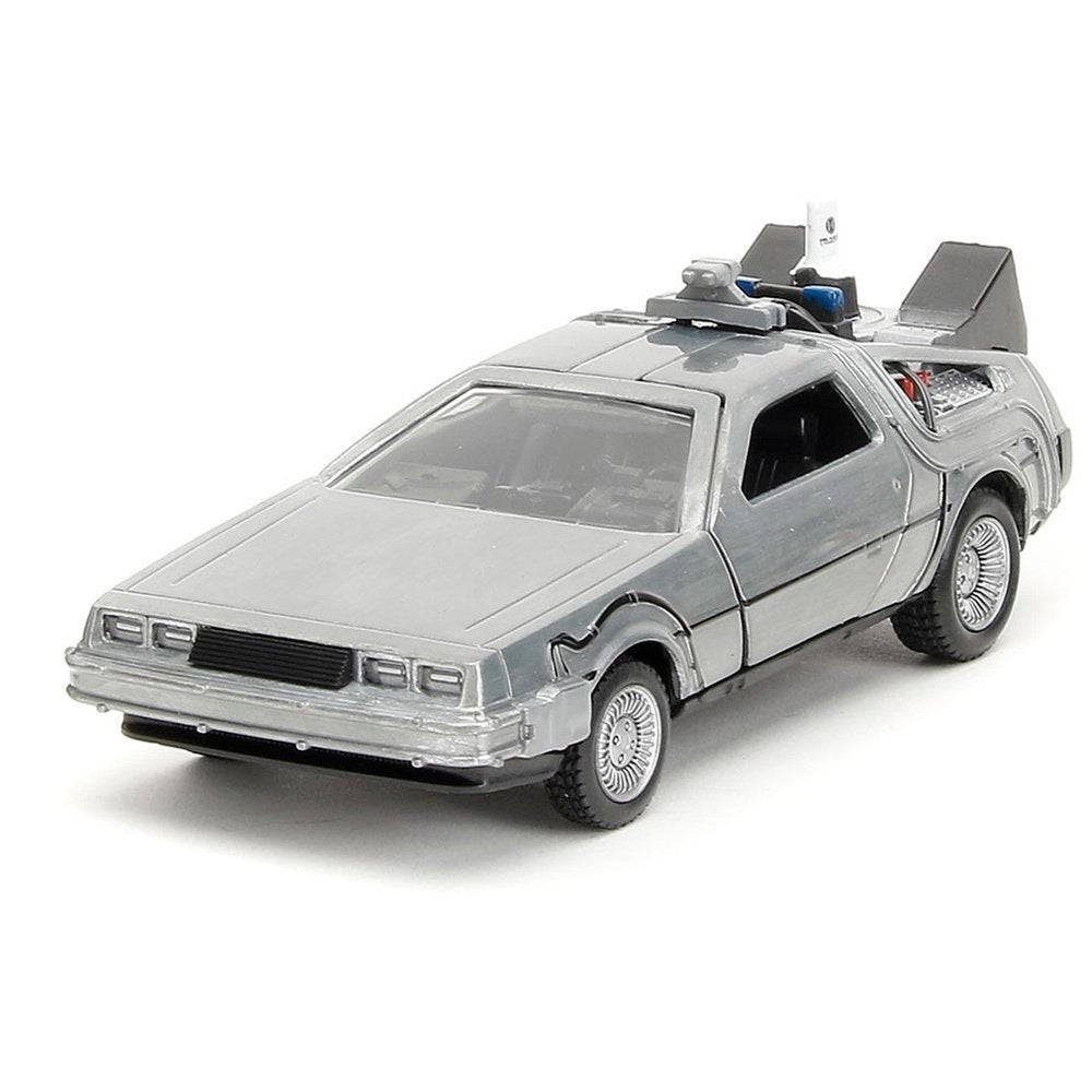 Back to the Future - Time Machine Delorean Set 3-Pack 1/32